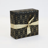 Gift Wrap Sheets - Jewel in Black Gold (Pack of 25 sheets)